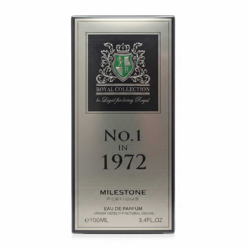 Royal Collection No.1 in 1972 packaging studio shot