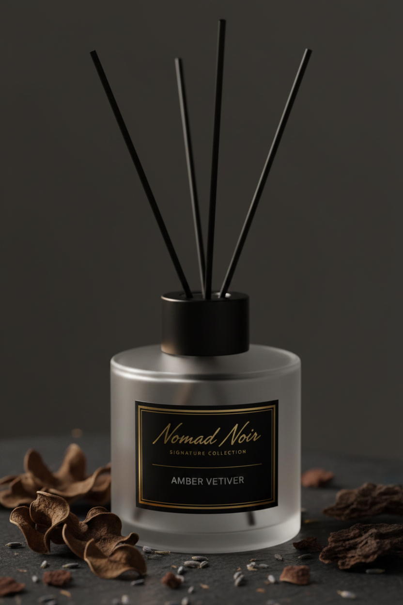 Amber Vetiver – Nomad Noir Reed Diffuser Close-up