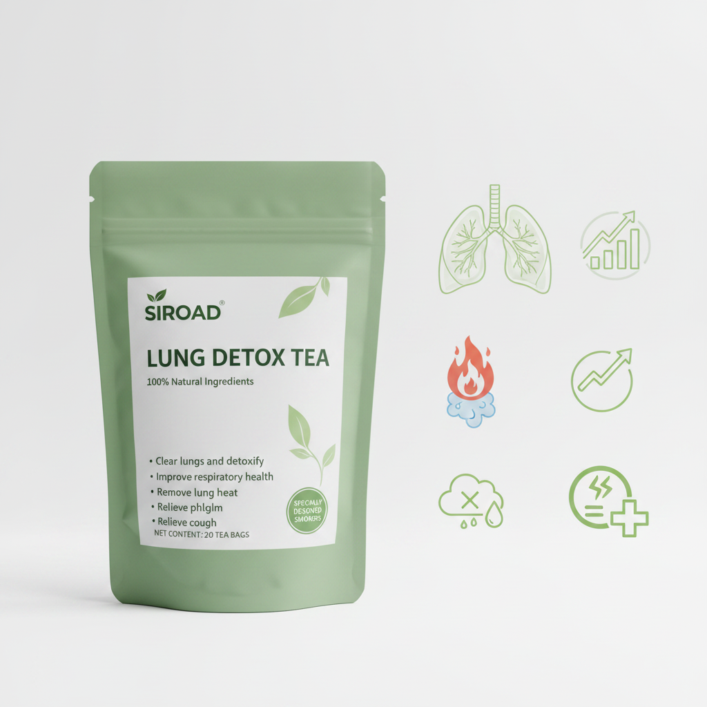 Lung Detox Tea benefits infographic