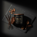 Vanilla Whiskey – Nomad Noir Black Jar Candle Flatlay