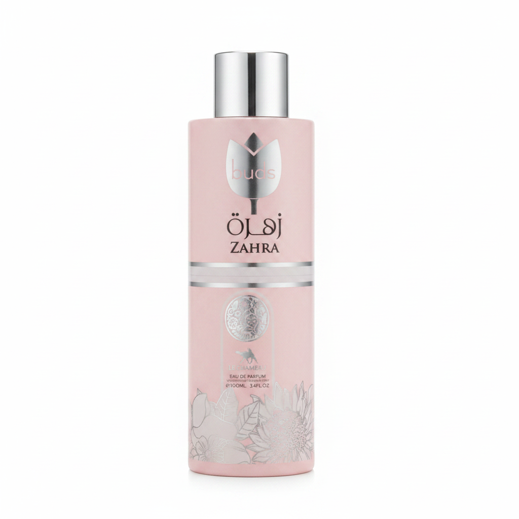 Zahra by Buds packaging studio shot