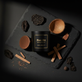Santal Coconut – Nomad Noir Black Jar Candle Flatlay