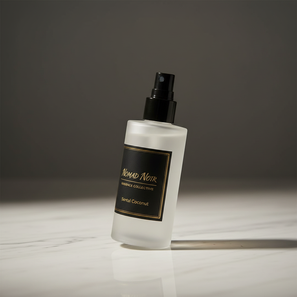 Santal Coconut Room Spray – Angled