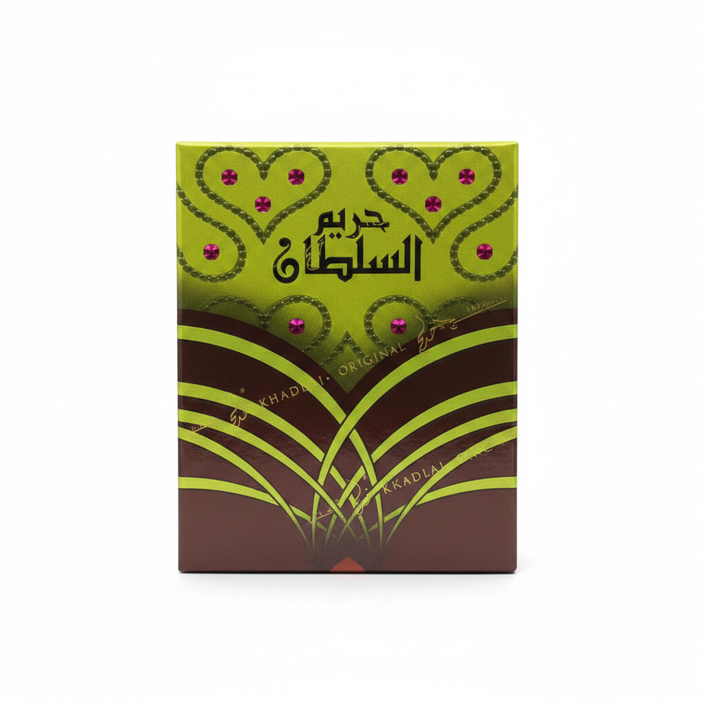 Hareem Al Sultan perfume box studio shot