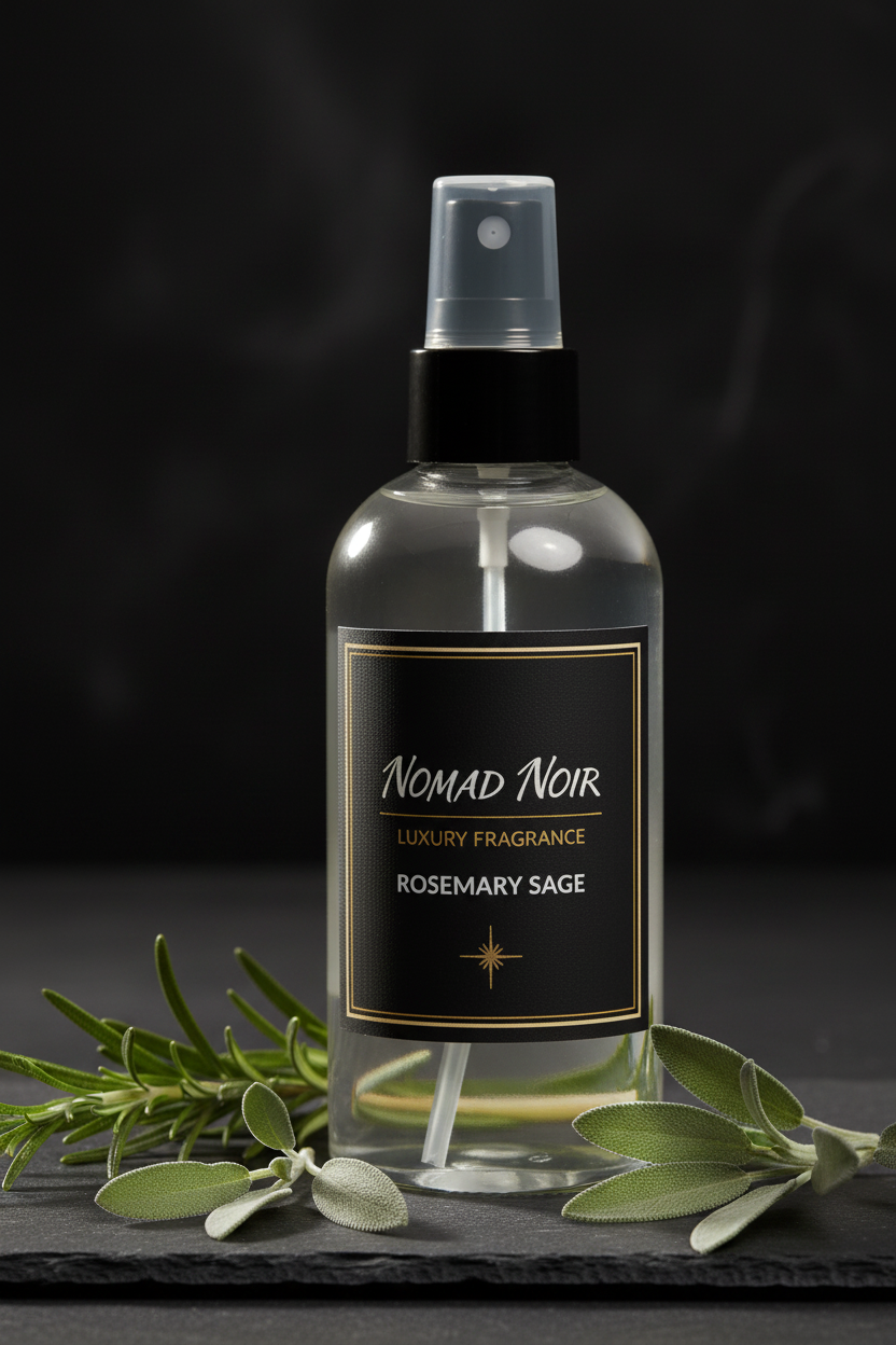Rosemary Sage – Nomad Noir Room Spray Angle