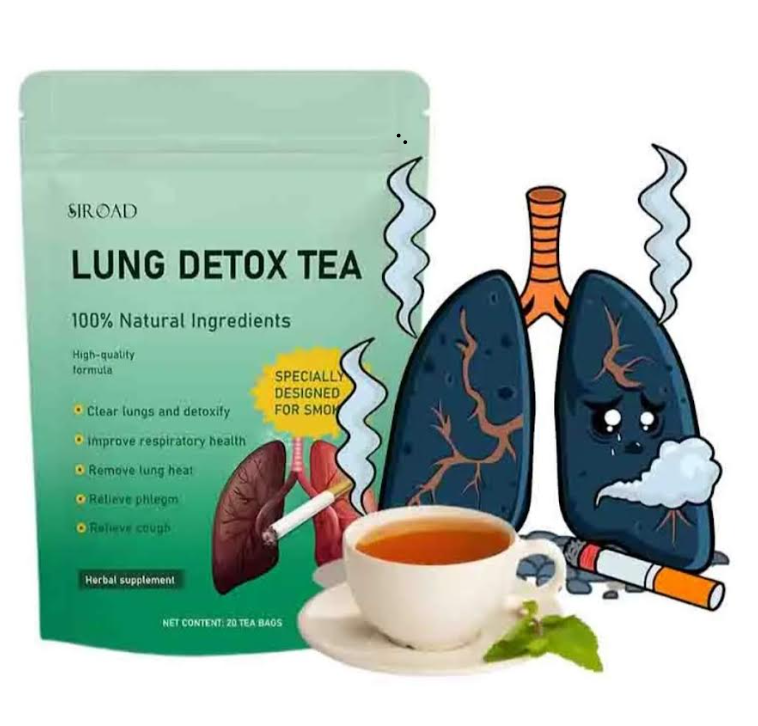 Lung Wellness Tea – 100% Natural Herbal Supplement (20 Tea Bags)