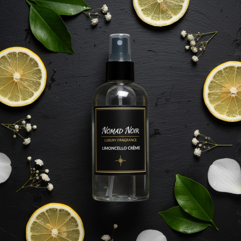 Limoncello Crème – Nomad Noir Room Spray Flatlay