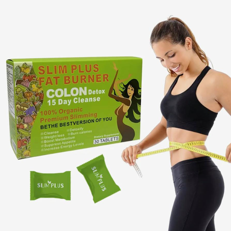 Slim Plus Colon Wellness – 100% Organic Herbal Supplement (30 Tablets)