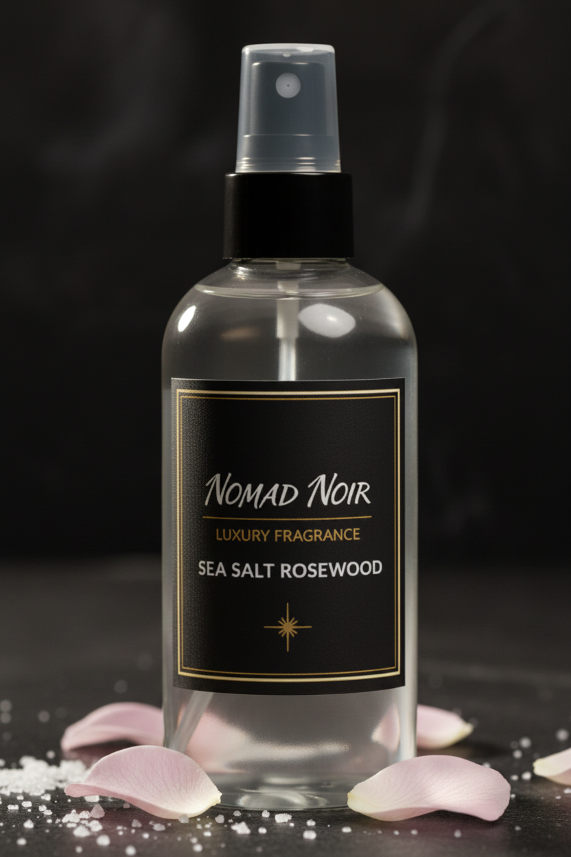 Sea Salt Rosewood – Nomad Noir Room Spray Close-up