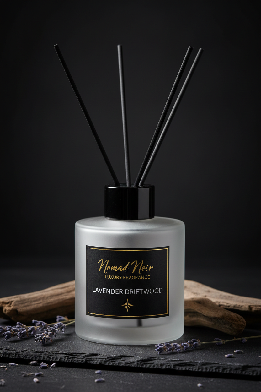 Lavender Driftwood – Nomad Noir Reed Diffuser Angle