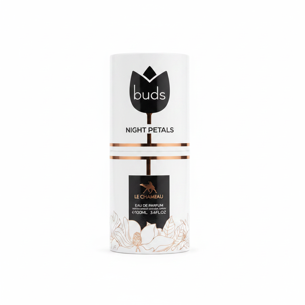 Night Petals by Buds packaging studio shot