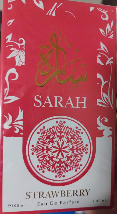 Sarah Strawberry – Eau de Parfum 100ml | Women’s Sweet Fruity Fragrance