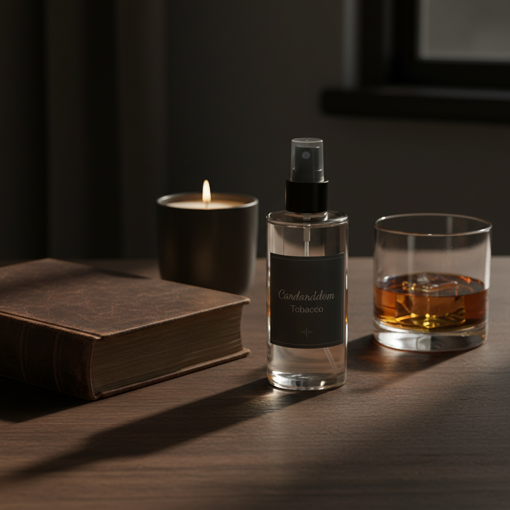 Cardamom Tobacco Room Spray – Ambient Mood Scene