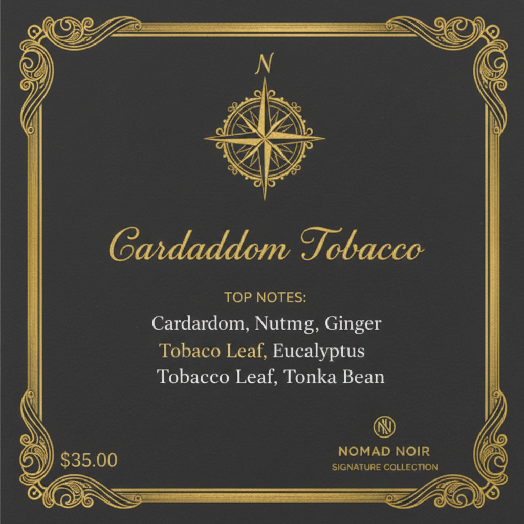Cardamom Tobacco – Nomad Noir Signature Collection