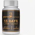 15 Days Slim Waist supplement bottle studio shot