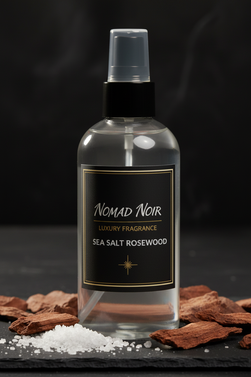 Sea Salt Rosewood – Nomad Noir Room Spray Angle